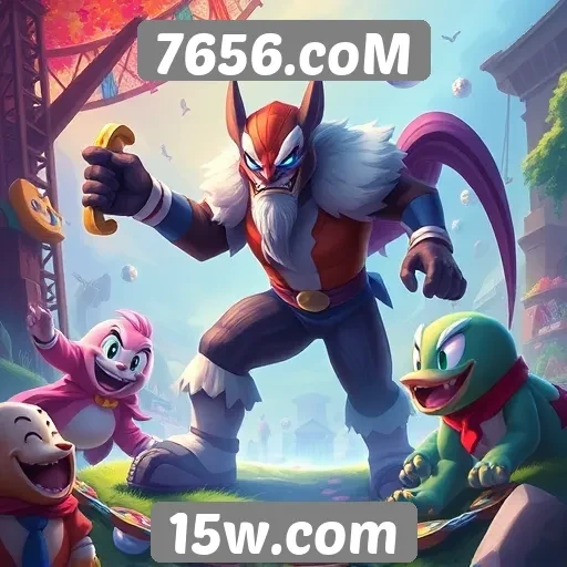 Variedade de jogos disponíveis no 7656.coM